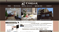 Desktop Screenshot of hotelcorsar.ro